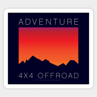 4x4 Offroad Adventure - Sunset Sticker